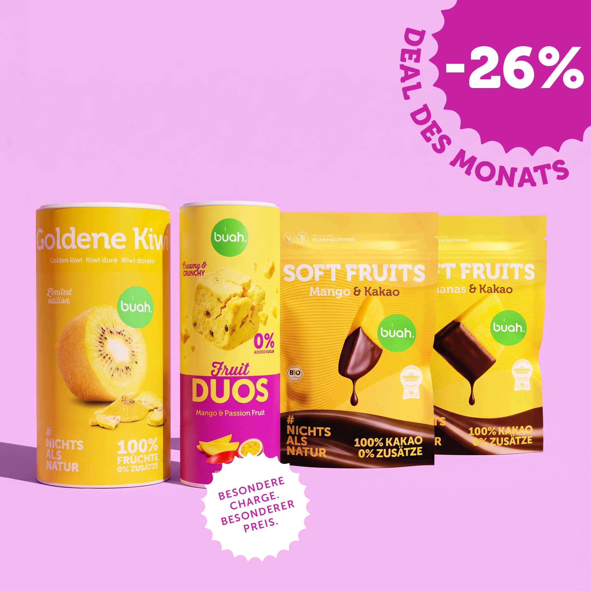 Neuheiten bei buah